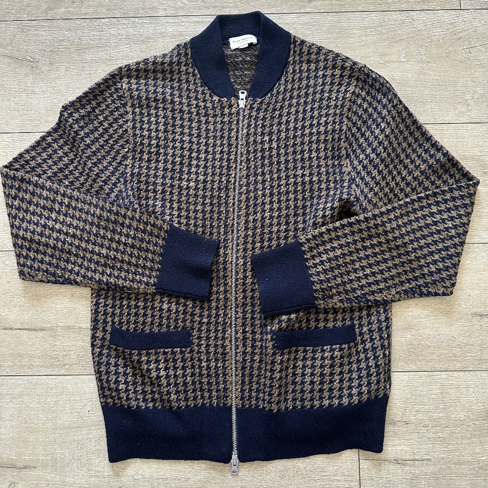 Light Wool Houndstooth Jacket